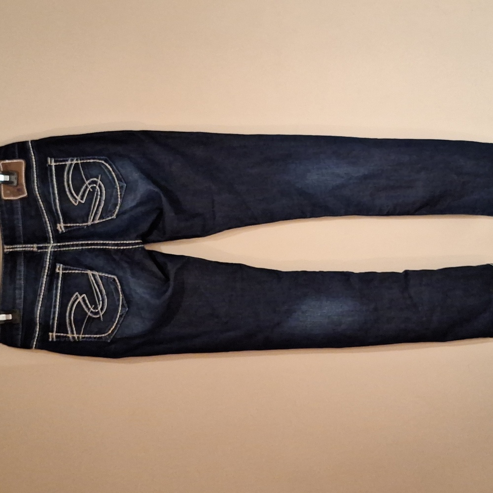 Silver Berkley Slim Straight Jeans - Picture 4 of 8